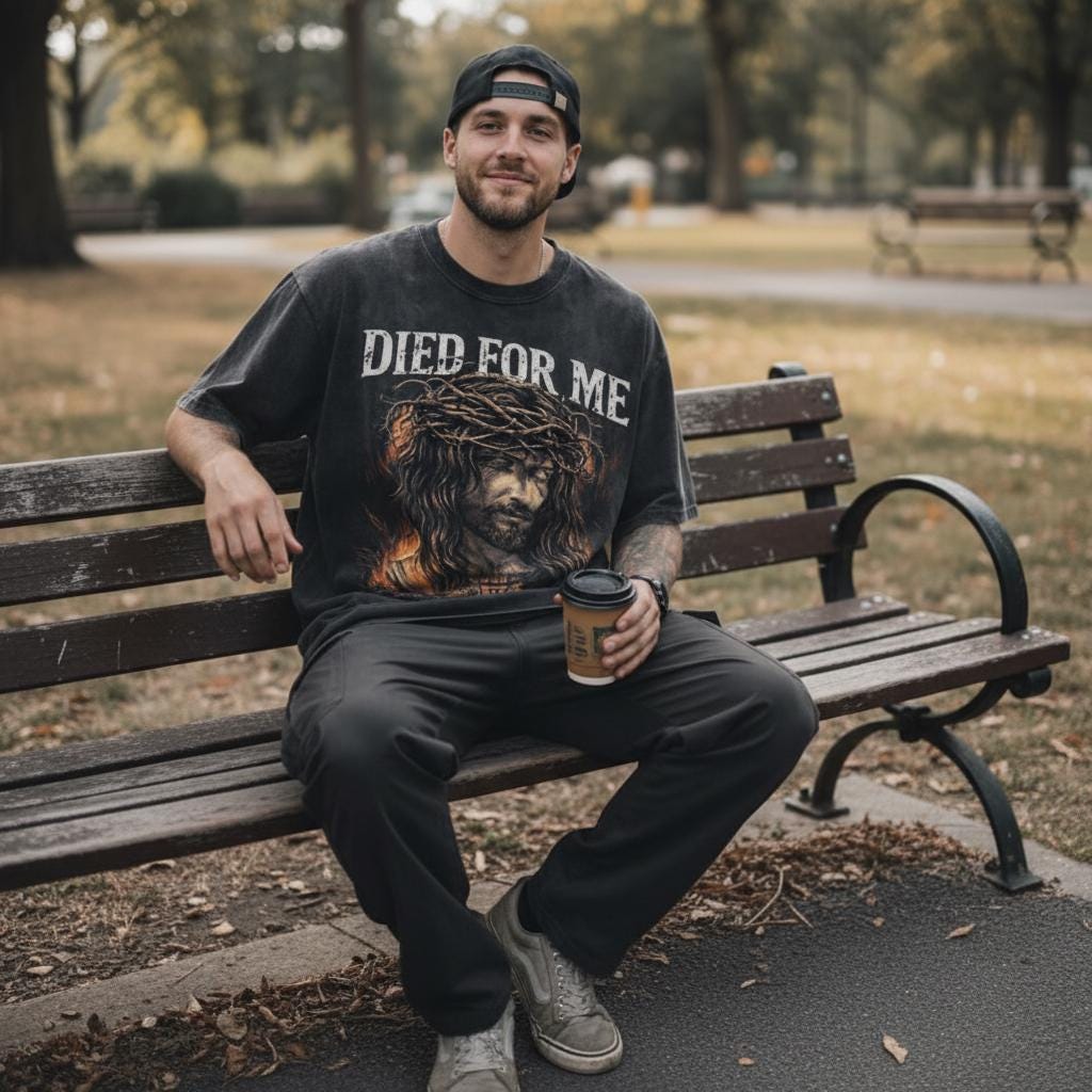 My Savior Is Alive Shirt, Died For Me Wash Tee, Vintage Jesus Graphic Top, Christian Streetwear, Resurrection Apparel, Holy Gift